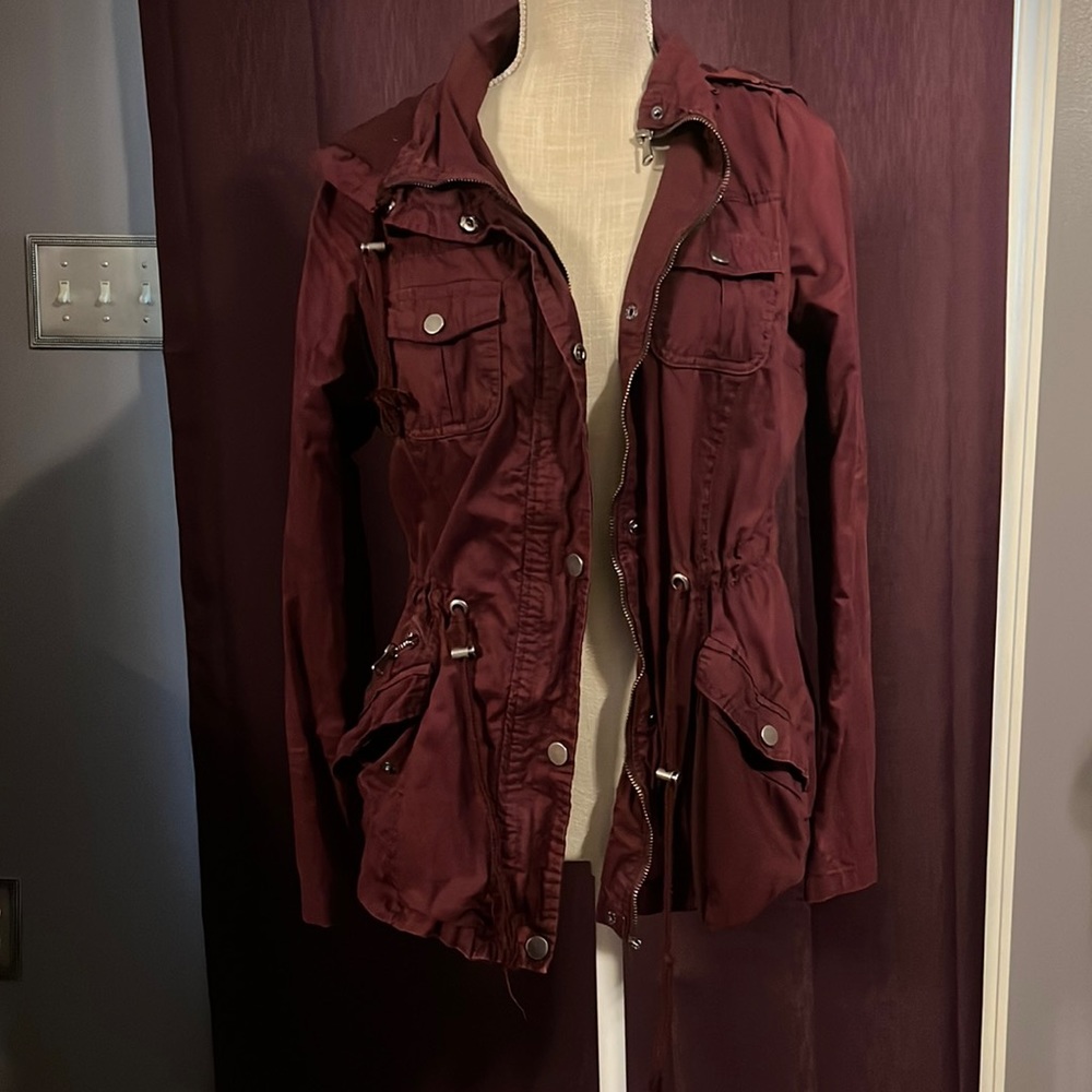 YMI brand jacket size L, hood